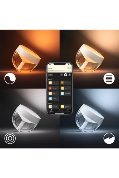 Philips   Hue Iris Beyaz Akıllı Led Masa Lambası - Resim 4