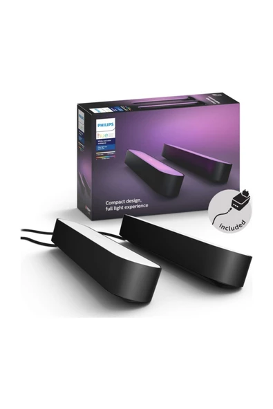 Philips Hue Play 2'Li Ekopaket - Siyah ürün görseli 1