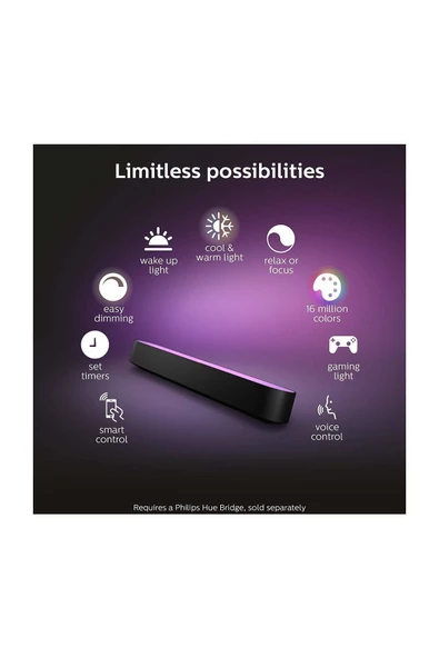 Philips   Hue Play - Siyah - Resim 2