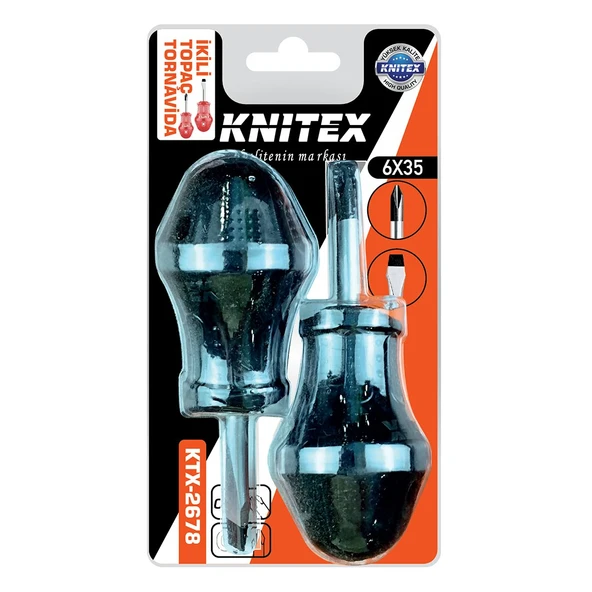 2PCS - YILDIZ-DÜZ  TOPAÇ TORNAVİDA SETİ 6X35-Findit ürün görseli 1