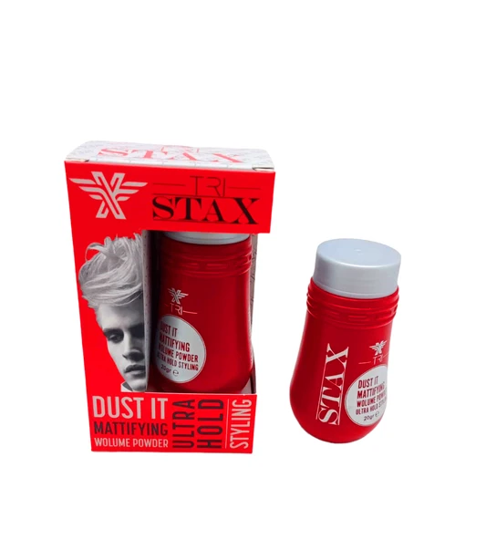 STAX WAX ULTRA HOLD PUDRA KIRMIZI KUTU SAÇ ŞEKİLLENDİRİCİ 20GR-Findit ürün görseli 1