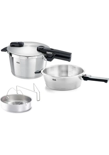 Fissler Vitaquick premium 4.5 lt + 2.5 lt Düdüklü Tencere Seti ürün görseli 1
