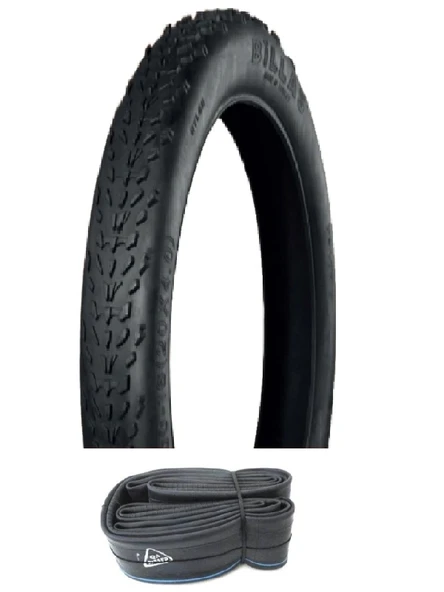 Billas 20 Jant 20x4.00 (90/100-16) BL306 Elektrikli Bisiklet Dış Lastiği + IRC İç Lastik Seti ürün görseli 1