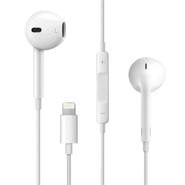 İphone Ucu Çıkışlı Pop Up Kulakiçi Yumuşak Kontrol Tuşlu Kulaklık-Findit ürün görseli 1