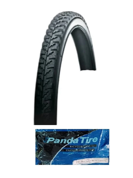 GRL 28/29 Jant 28x1.75 (700x45) 1 mm Zırhlı 2651 Bisiklet Dış Lastiği + Plus Panda İç Lastik Seti ürün görseli 1
