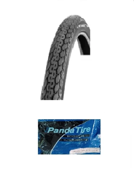 GRL 27,5 Jant 27.5x2.10 1mm Zırhlı GIB101 Bisiklet Dış Lastiği + Plus Panda İç Lastik Seti ürün görseli 1