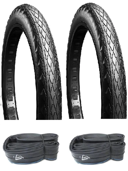 Chaoyang 20 Jant 20x4.0 Fat Bike Dış Lastiği 3mm ZIRHLI H-5193 X 2 Adet + IRC İç Lastik Seti ürün görseli 1