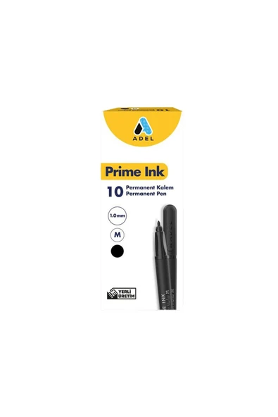 Adel Prime Ink Permanent M 10'lu Asetat Kalem ürün görseli 1