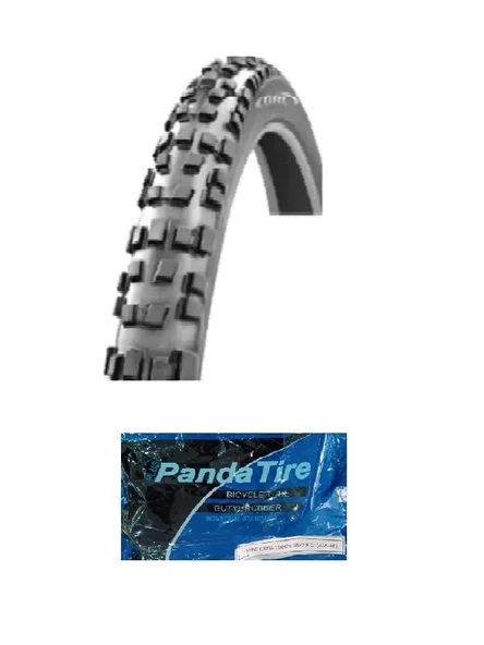 GRL 20 Jant 20x2.35 (58-406) 1 mm Zırhlı 2221 Bisiklet Dış Lastiği + Plus Panda İç Lastik Seti ürün görseli 1