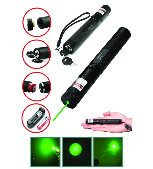 Şarjlı Yeşil Lazer Pointer 100 Mw-Findit - Resim 2