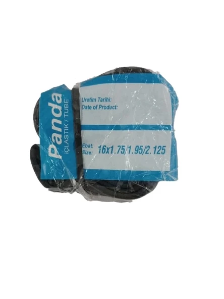Panda 16 Jant 16x1.75 - 16x1.95 - 16x2.125 Bisiklet İç Lastiği AV 40 mm Motor Sibop ürün görseli 1