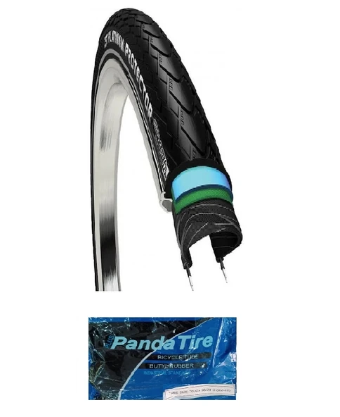 CST 28 Jant 700x35C 3mm ZIRHLI Platinum Protector Bisiklet Dış Lastiği + Panda İç Lastik Seti ürün görseli 1