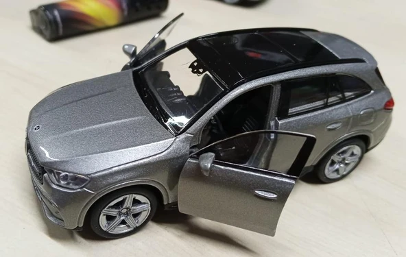 Oyuncak Metal Model Araba 1/36 Çek Bırak Mercedes Benz Glc 220 Gri ürün görseli 1