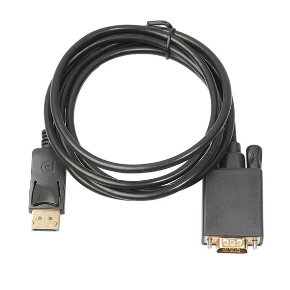PrimeX PX-1256 1.5 Metre Display To VGA Kablo, Displayport to vga Kablo, Dp to Vga Çevirici Kablo (Display Bilgisayara-VGA Monitöre Takılır) ürün görseli 1