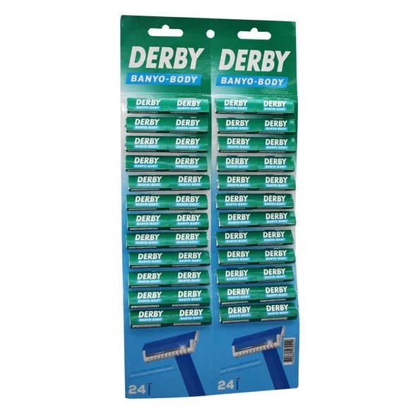 DERBY BANYO BODY TEK BIÇAK KARTELALI JİLET 48PCS-Findit ürün görseli 1