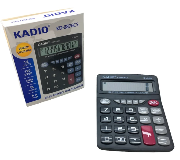 12 HANELİ HESAP MAKİNESİ KD-8876CS-Findit ürün görseli 1