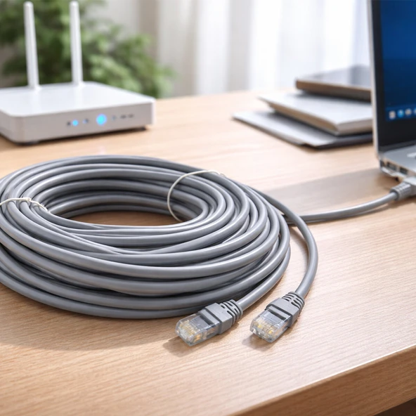 20MT İNTERNET ETHERNET CAT6 DATA KABLOSU-Findit - Resim 2