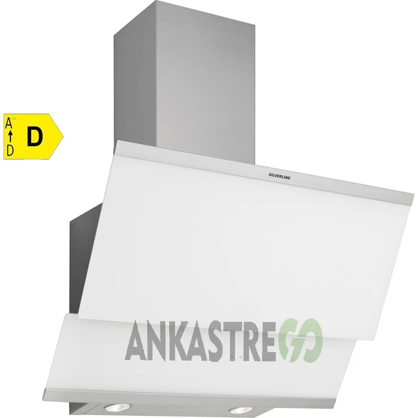 Silverline BO6502W02 - CS5343W01 - 3420 Classy 60 Beyaz Cam Ankastre Set ürün görseli 1