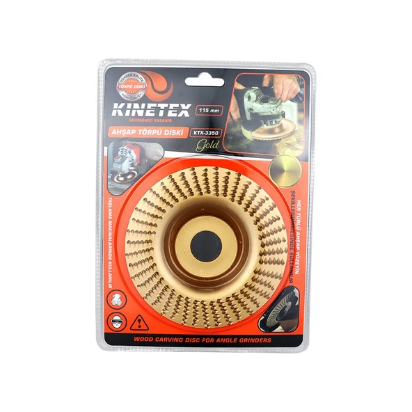 115MM  AHŞAP DİSK EĞE TÖRPÜ GOLD (2818) ürün görseli 1