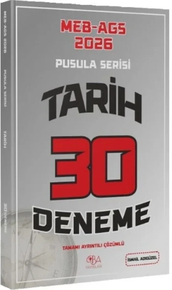 2026 MEB AGS Tarihin Pusulası 30 Deneme CBA Yayınları ürün görseli 1