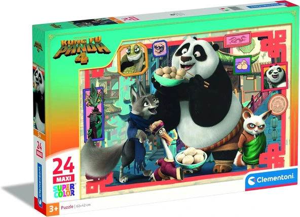 Clementoni 24 Maxi Parça Puzzle Kung Fu Panda ürün görseli 1