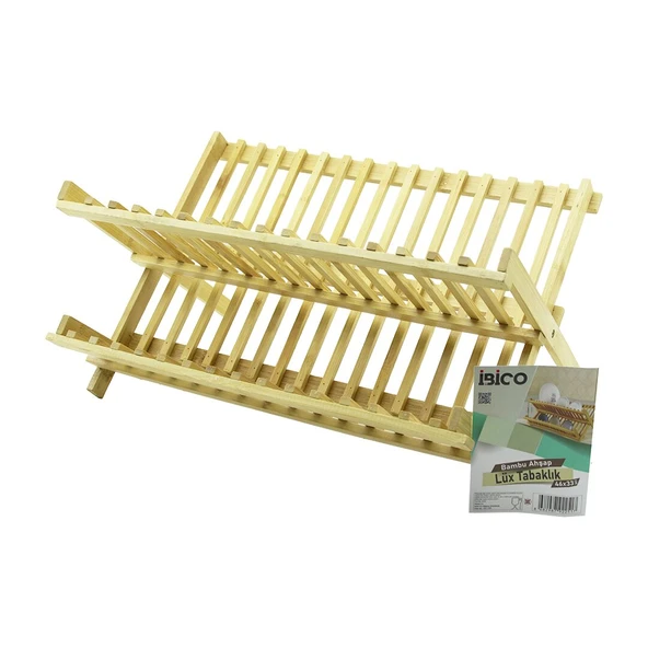 LÜX AHŞAP BAMBU BULAŞIK - TABAKLIK TEZGAH ÜSTÜ 46X33CM (2818) ürün görseli 1