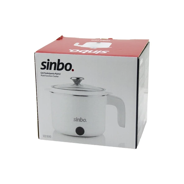 ELEKTRİKLİ FONKSİYONLU PİŞİRİCİ ÇELİK TENCERE 800ML 400W BUHARDA PİŞİRME APARATI CAM KAPAK SCO-5043 (2818) ürün görseli 1