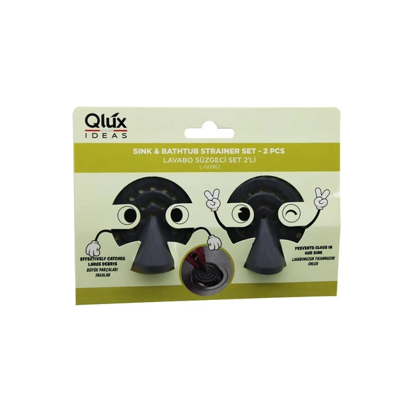 QLUX L-00962 2PCS LAVABO SÜZGEÇ SET (2818) ürün görseli 1