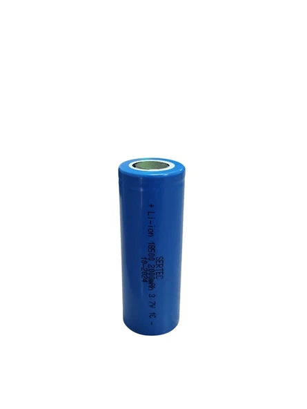 3.7V Li-ion 18500 2000 mAh 1C Şarjlı Pil ürün görseli 1