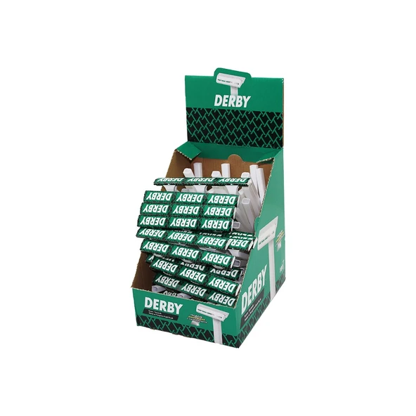 DERBY TEK BIÇAK 100PCS BANYO SAPLI JİLET (2818) ürün görseli 1
