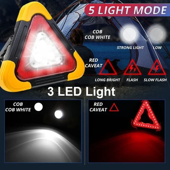 Hurry Bolt Şarjlı Cob Led Reflektör (2818) ürün görseli 1