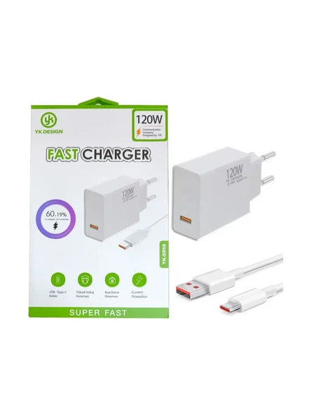 120W Süper Hızlı Şarj Cihazı - USB Type-C (2818) ürün görseli 1