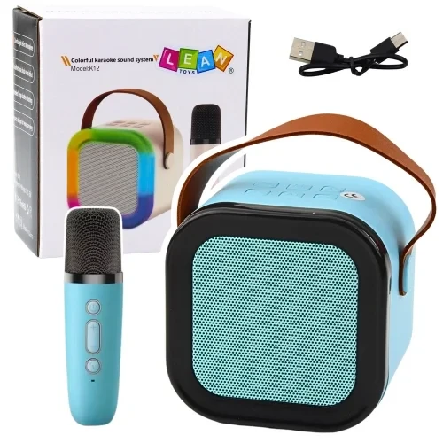 Karaoke Mikrofon Hoparlör Seti Mini (2818) - Resim 3
