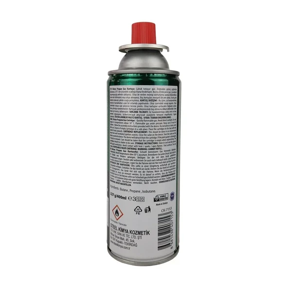 Pürmüz Gaz Yedek 400 Ml (2818) - Resim 3