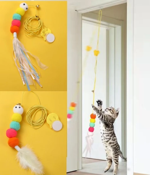 Elastik Kendinden Yapışkanlı Solucan Kedi Oltası (2818) ürün görseli 1