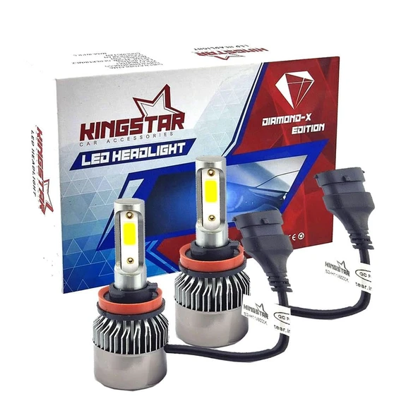 Diamond-X HB3 9005 Beyaz Led Xenon Şimşek Etkili Far Ampül 8000 Lümen ürün görseli 1