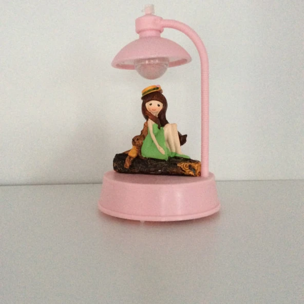 Kız Figürlü Biblo Pembe ürün görseli 1