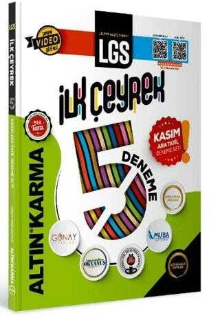 2025 LGS İlk Çeyrek 5 Farklı Yayın 5 Farklı Deneme Sınavı Video Çözümlü ürün görseli 1