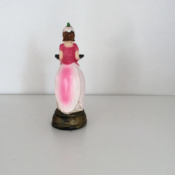 Kız Figürlü Pembe Lokumluk - Resim 3