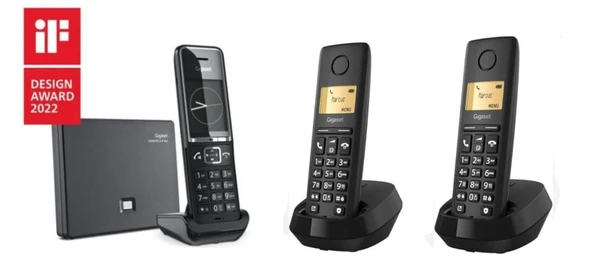 Gigaset C550 IP PURE-100 3 Dahili Dect Telsiz Kablosuz Telefon Santrali ürün görseli 1