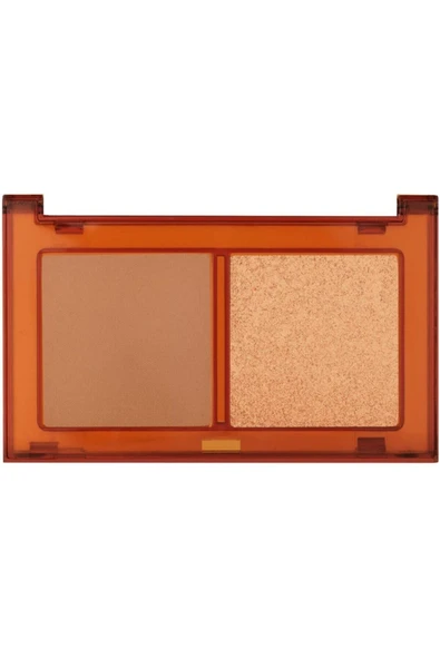 Bronzer&Highlighter Set Sun Kissed - Bronzlaştırıcı Ve Aydınlatıcı 02 Tan Bronze & Heat Glow ürün görseli 1