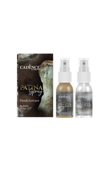 Patina Sprey Pas Eskitme Sprey Seti 50+50 ML ürün görseli 1