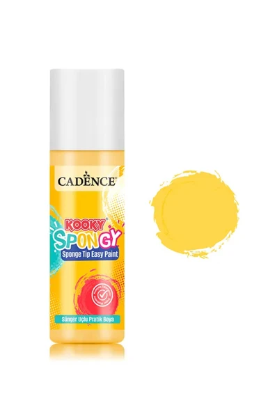 SPN02 Güneş Sarı Spongy Sünger Uçlu Pratik Boya 100ML ürün görseli 1