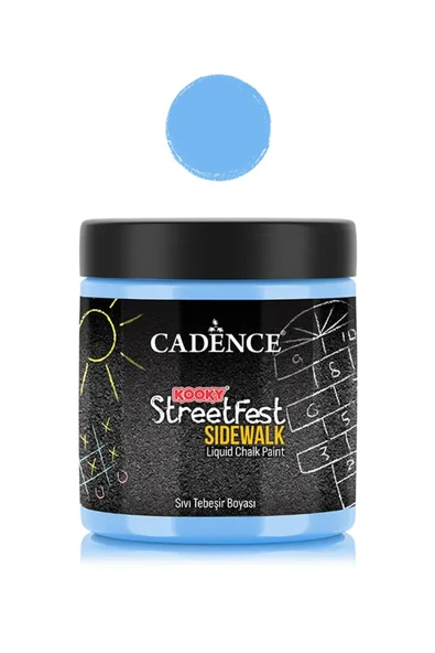 SF07 Mavi Sıvı Tebeşir Boyası 250ML - Cadence Kooky Streetfest ürün görseli 1