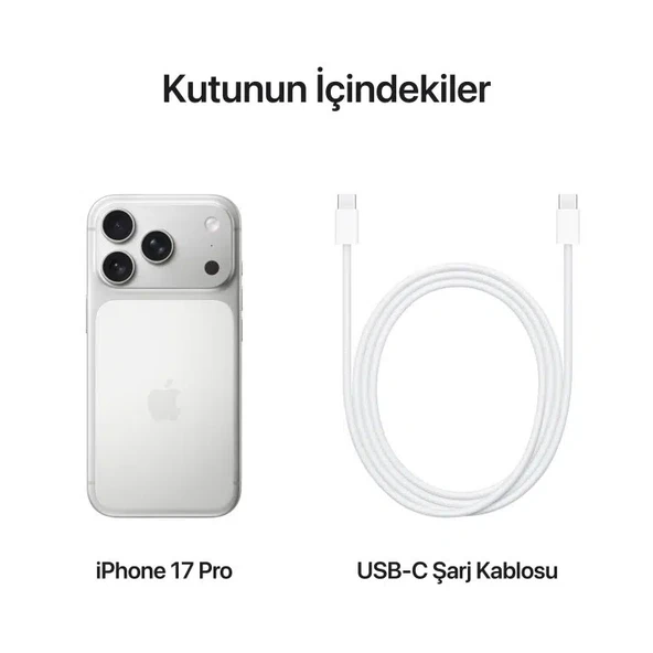 Apple iPhone 17 Pro 256 GB Gümüş Ithalatçı