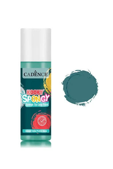 SPN09 Turkuaz Spongy Sünger Uçlu Pratik Boya 100ML ürün görseli 1