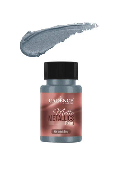 MMB19 Gümüş Mavi Mat Metalik Boya 50ML ürün görseli 1