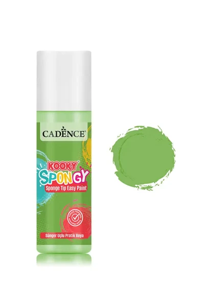SPN07 Çimen Yeşili Spongy Sünger Uçlu Pratik Boya 100ML ürün görseli 1