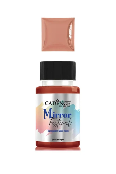 MF02 Antik Bakır Cam Boyası Şeffaf 50ML - Cadence Mirror Festival ürün görseli 1