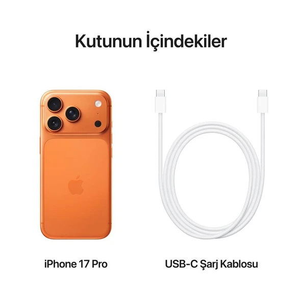 Apple iPhone 17 Pro 256 GB Turuncu Ithalatçı